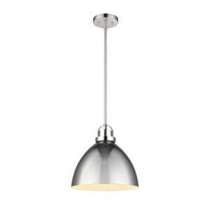 Somerville 1-Light Pendant in Polished Nickel