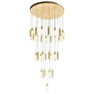 Olinda LED Chandelier in Satin Gold