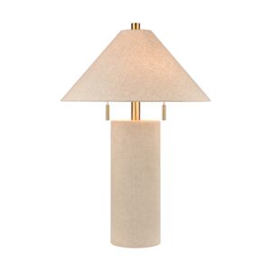 Blythe 2-Light Table Lamp in Oatmeal