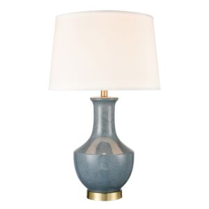 Nina Grove 1-Light Table Lamp in Blue