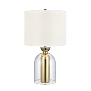 Park Plaza 1-Light Table Lamp in Clear