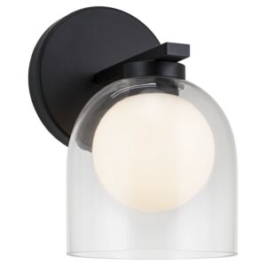 Derbishone 1-Light Wall Sconce in Black