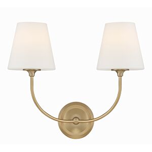 Two Light Wall Sconce by Crystorama