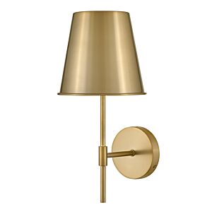 Blake 1-Light LED Wall Sconce in Lacquered Brass