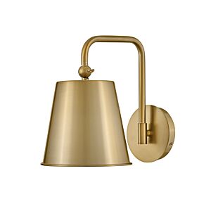 Blake 1-Light LED Wall Sconce in Lacquered Brass