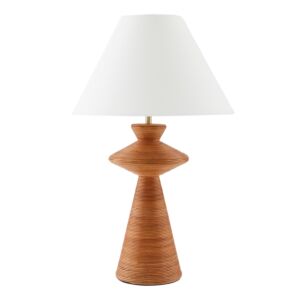 Palista 1-Light Table Lamp in Honey