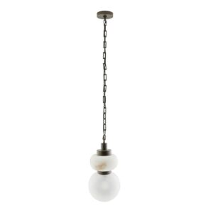 Rosemont 1-Light Pendant in Matte Swirl Glass