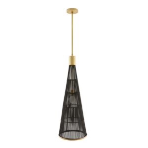 Pesaro 1-Light Pendant in Black Wash