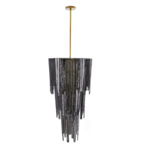 Raine 7-Light Chandelier in Blue Smoke Luster