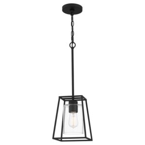 Prescott 1-Light Mini Pendant in Matte Black