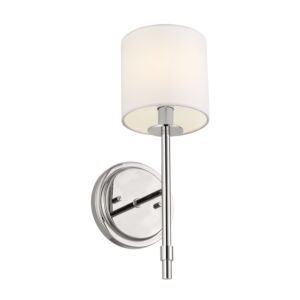 Ali 1-Light Wall Sconce in Polished Nickel