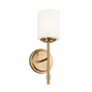 Ali 1-Light Wall Sconce in Brushed Natural Brass