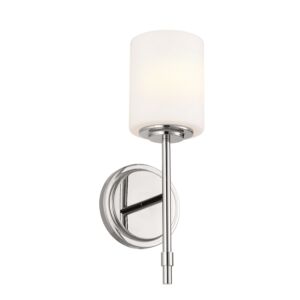 Ali 1-Light Wall Sconce in Polished Nickel