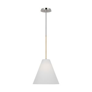 Remy 1-Light Pendant in Polished Nickel