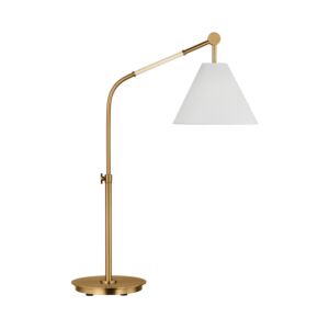 Remy 1-Light Table Lamp in Burnished Brass