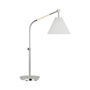 Remy 1-Light Table Lamp in Polished Nickel