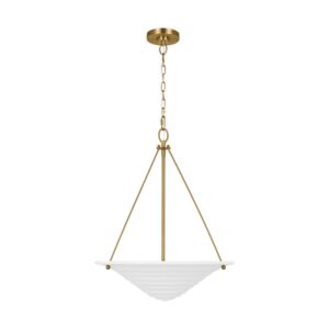 Dosinia 3-Light Pendant in Textured White