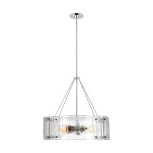 Calvert 4-Light Chandelier in Polished Nickel