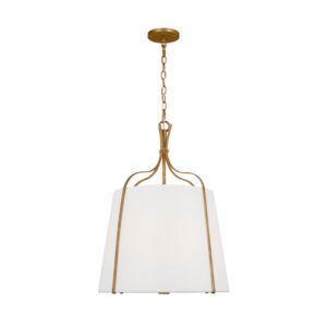 Leander 3-Light Pendant in Antique Gild