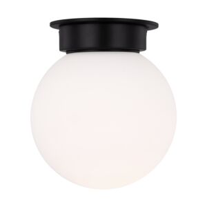 Nodes 1-Light Flush Mount in Midnight Black