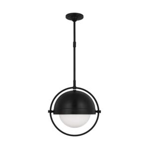 Bacall 1-Light Pendant in Aged Iron