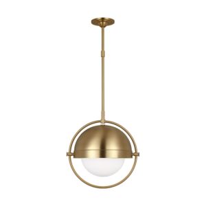 Bacall 1-Light Pendant in Burnished Brass