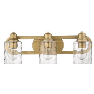 Lumley 3-Light Bathroom Vanity Light in Antique Gold