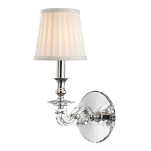 Hudson Valley Lapeer 14 Inch Wall Sconce in Polished Nickel