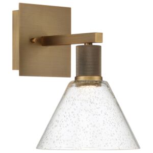 Port Nine Martini 1-Light LED Wall Sconce in Antique Brushed Brass