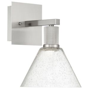 Port Nine Martini 1-Light LED Wall Sconce in Brushed Steel