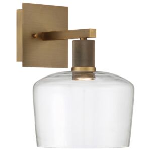 Port Nine Chardonnay 1-Light LED Wall Sconce in Antique Brushed Brass