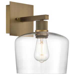 Port Nine Chardonnay 1-Light LED Wall Sconce in Antique Brushed Brass