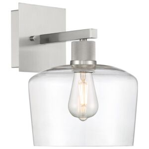 Port Nine Chardonnay 1-Light LED Wall Sconce in Brushed Steel