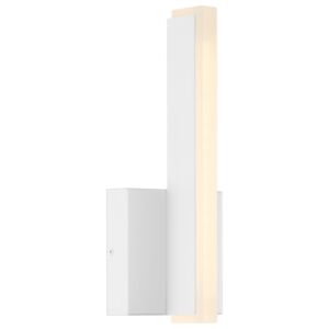 Illume 1-Light LED Wall Sconce in Matte White