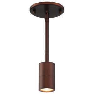 Cafe Dual Mount 1-Light LED Wall Or Ceiling Spotlight in Bronze