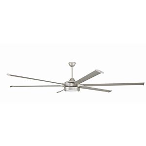 Pro st 102 113.81" 1-Light 102" Ceiling Fan in Painted Nickel