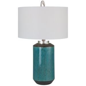 Maui 1-Light Table Lamp in Matte Bronze