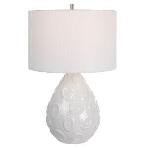 Loop 1-Light Table Lamp in Brushed Nickel