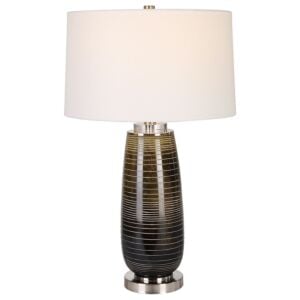 Alamance 1-Light Table Lamp in Brushed Nickel