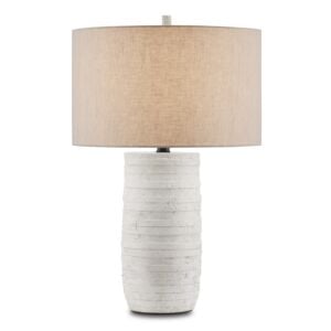 Innkeeper 1-Light Table Lamp in White