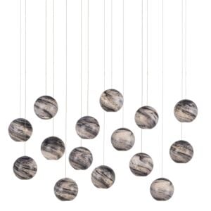 Palatino 15-Light 1Pendant in Earth with Speckles