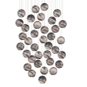 Palatino 36-Light 3Pendant in Earth with Speckles