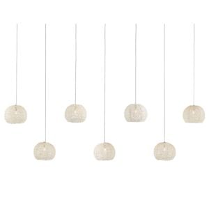 Piero 7-Light Pendant in Sugar White