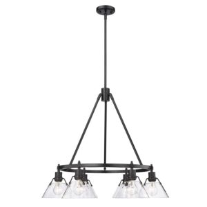 Orwell BLK 6-Light Chandelier in Matte Black