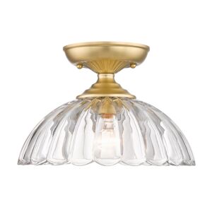 Audra BCB 1-Light Semi-Flush Mount in Brushed Champagne Bronze