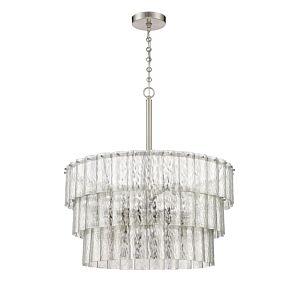 Museo 12-Light Pendant in Brushed Polished Nickel