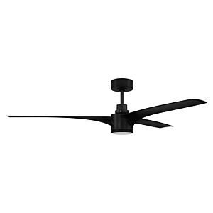 Craftmade Phoebe Outdoor Ceiling Fan in Flat Black