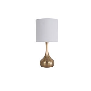 Table Lamp 1-Light Table Lamp in Satin Brass