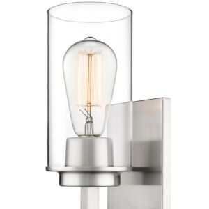 Janna 1-Light Wall Sconce in Brushed Nickel