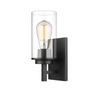 Janna 1-Light Wall Sconce in Matte Black